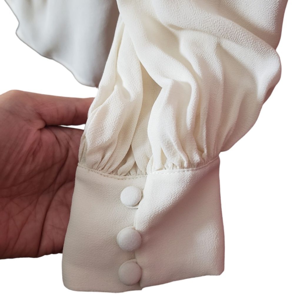 Reformation Freya Top Cream Size Large - Picture 7 of 16